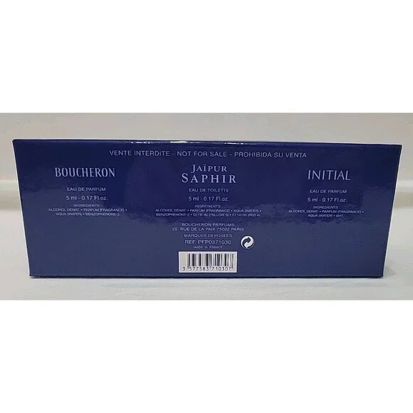 Vintage Boucheron Paris Jeweler Perfume Collection 3 pc. Miniatures NIB RARE - Picture 9 of 9